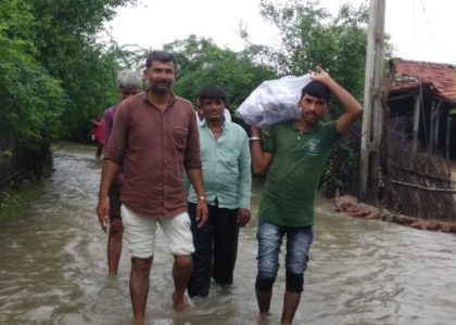 Team MARAG providing relief work during flood of 2017 in Gujarat
